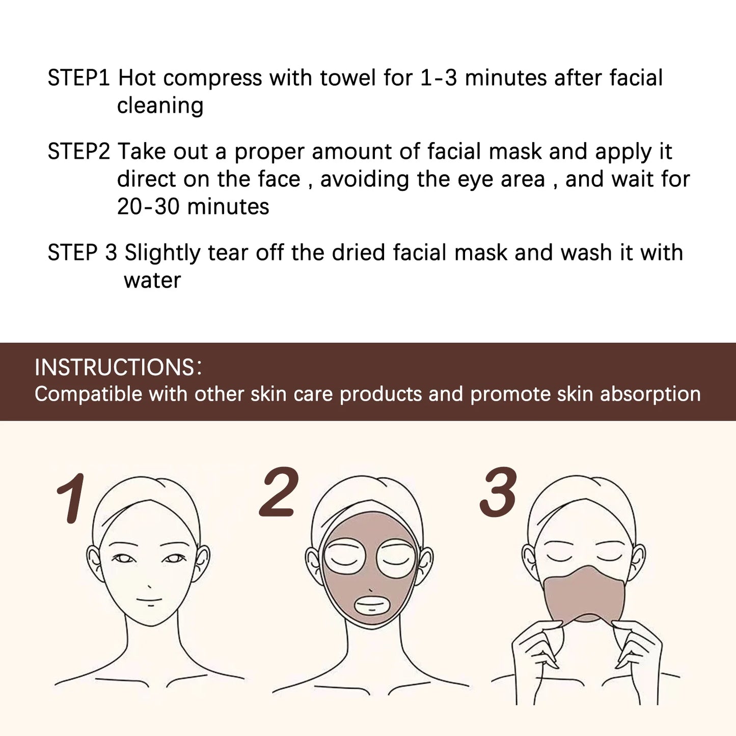 Jaysuing Brightening Peel-Off Face Mask 100g – Deep Cleanse