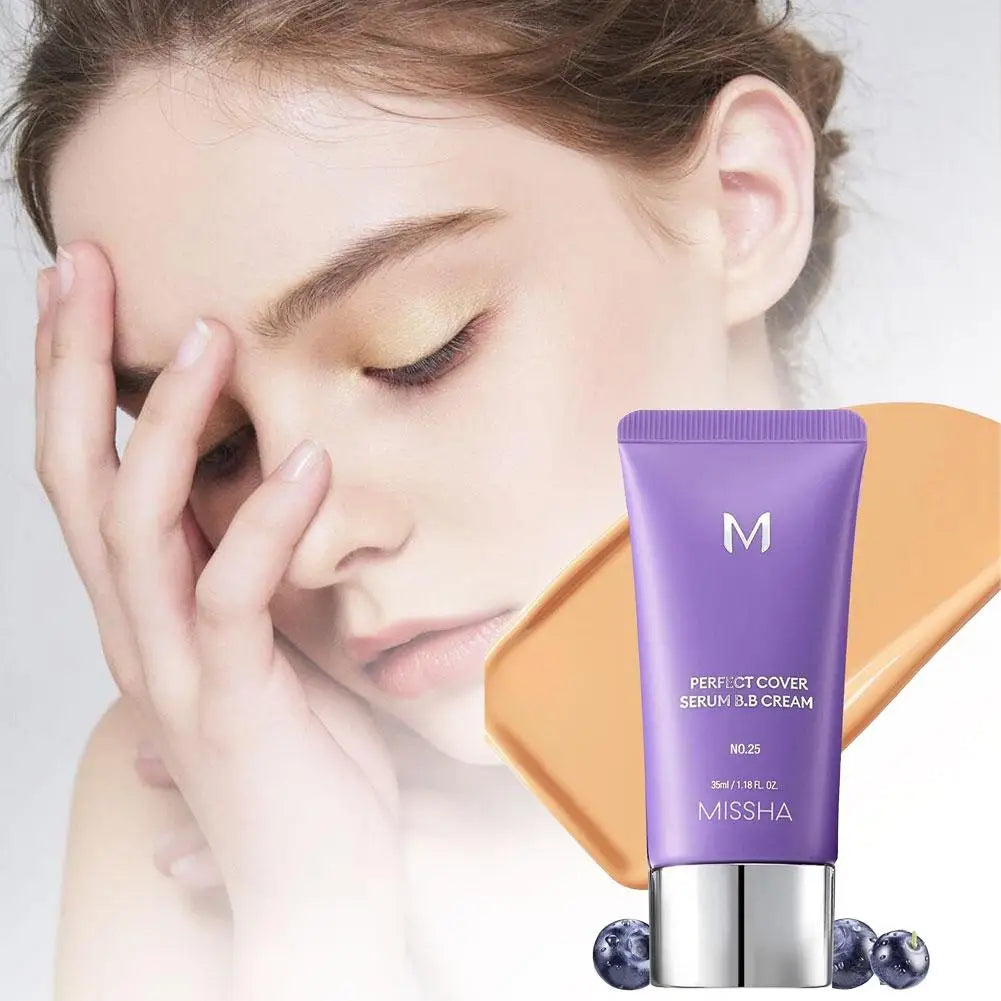 Korean Korea Bb Cream Foundation Perfect Cover Concealer Waterproof Hyaluronic Acid Color Correcting Natural and Snug Fit Peaceful Pleasures Health and Wellness