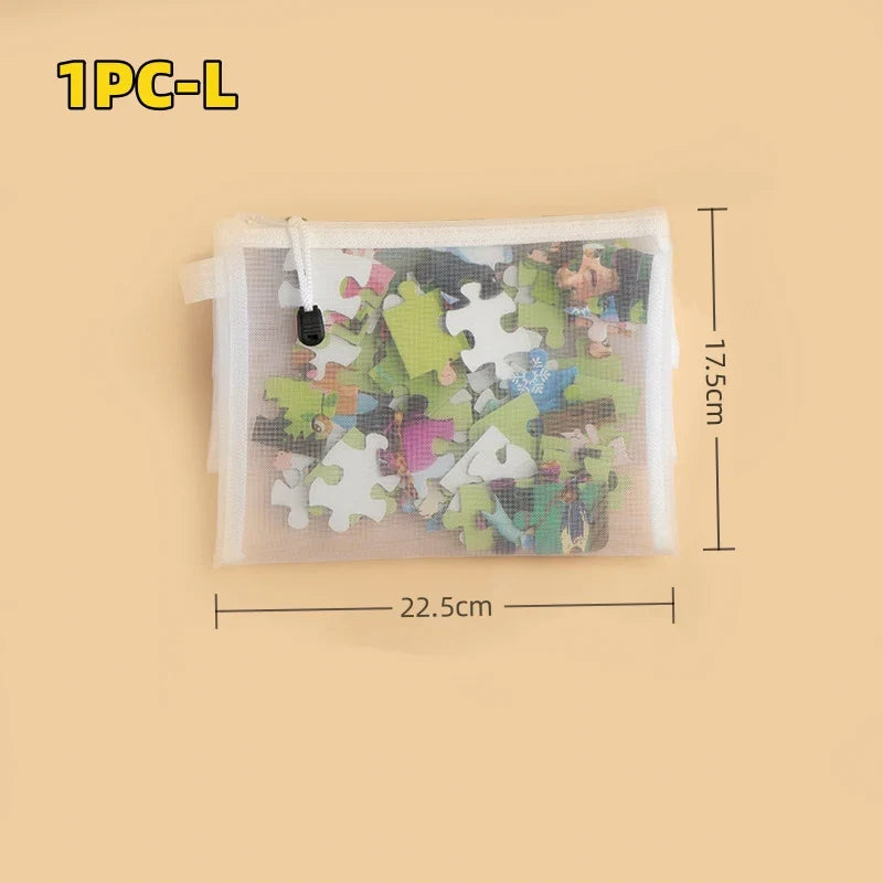 Mesh Zipper Storage Bags – Waterproof Organizer Pouches 3/6/9 PCS