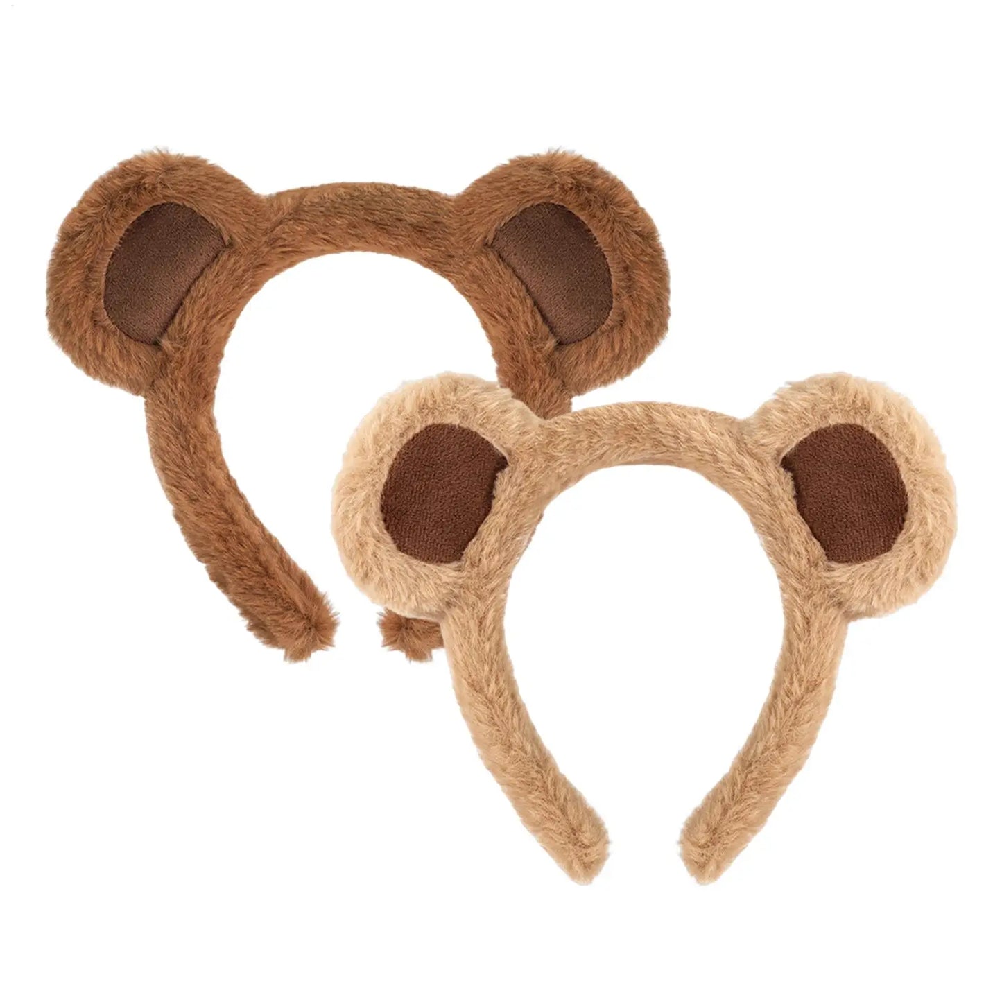 Cute Bear Ears Plush Headband for Women, Girls & Cosplay