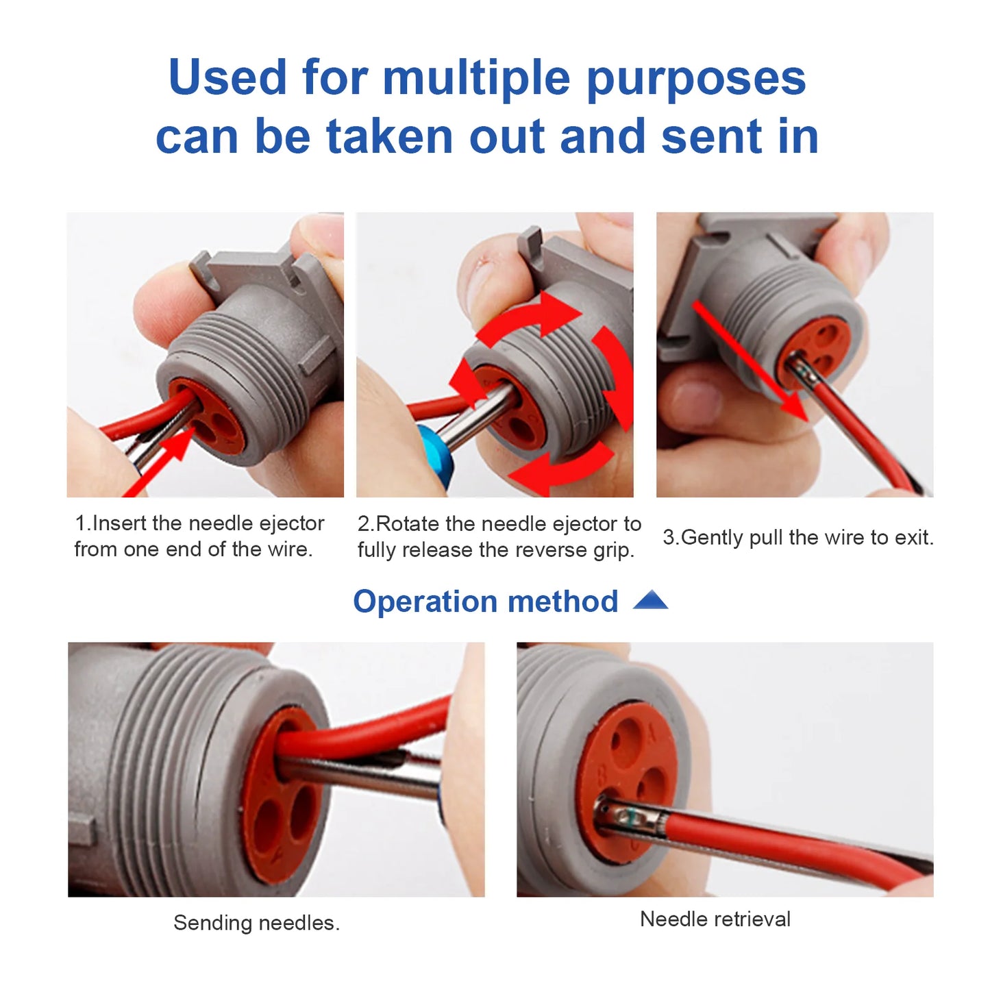 9-Pc Automotive Wire Connector Pin Release Removal Tool Kit Peaceful Pleasures Health and Wellness