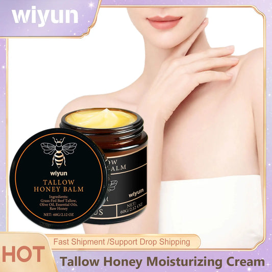 Whipped Beef Tallow & Honey Face Cream | Nourishing Moisturizer Whipped Face Cream Peaceful Pleasures Health and Wellness