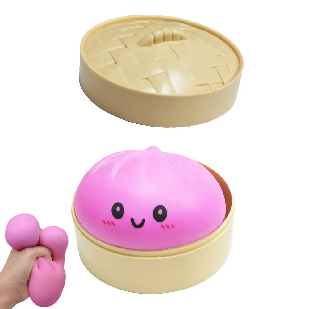Colorful Dumpling Stress Balls – Squishy Sensory Decompression Toy