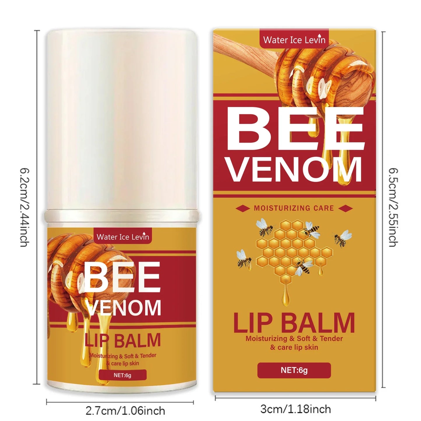 Bee Venom Lip Balm – Hydrating, Moisturizing & Glossy