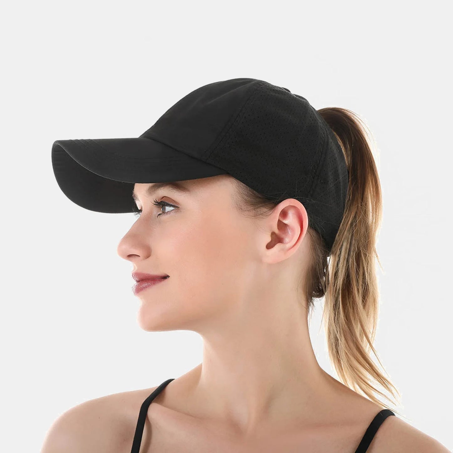 Basic Women's Baseball Cap Quick Drying Adjustable Trendy Sunshade Hats for Running Hiking Training Peaceful Pleasures Health and Wellness