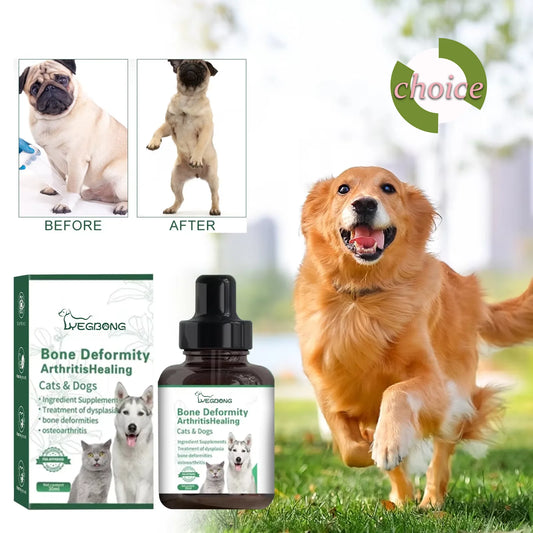 Yegbong Dog Joint Care Drops | Hip & Bone Supplement Pet Joint Supplement Peaceful Pleasures Health and Wellness