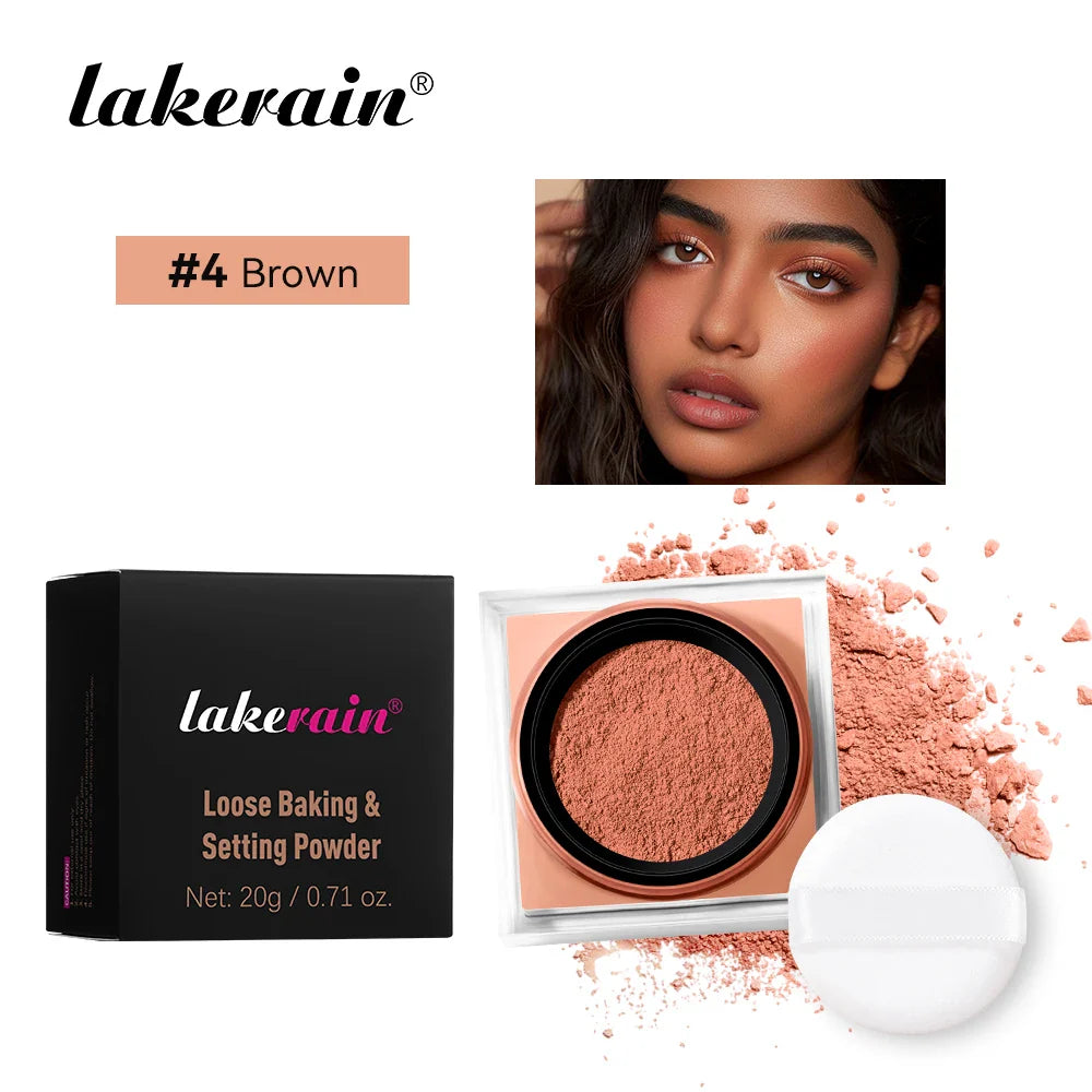 Loose Setting Powder & Puff – Matte, Oil Control, All Skin Types