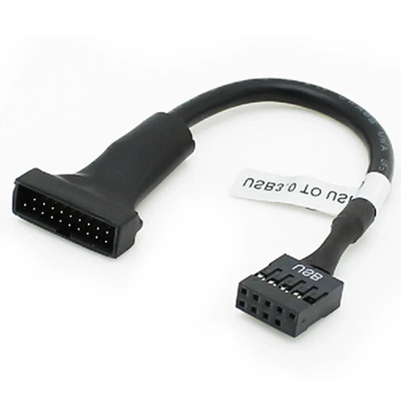 USB 3.0 20-Pin to USB 2.0 9-Pin Motherboard Header Adapter