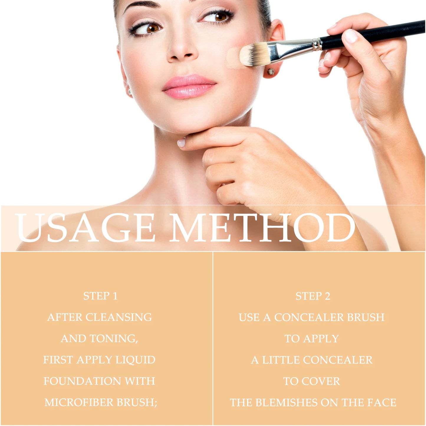 Jaysuing Dual-Ended Liquid Concealer & Foundation Wand