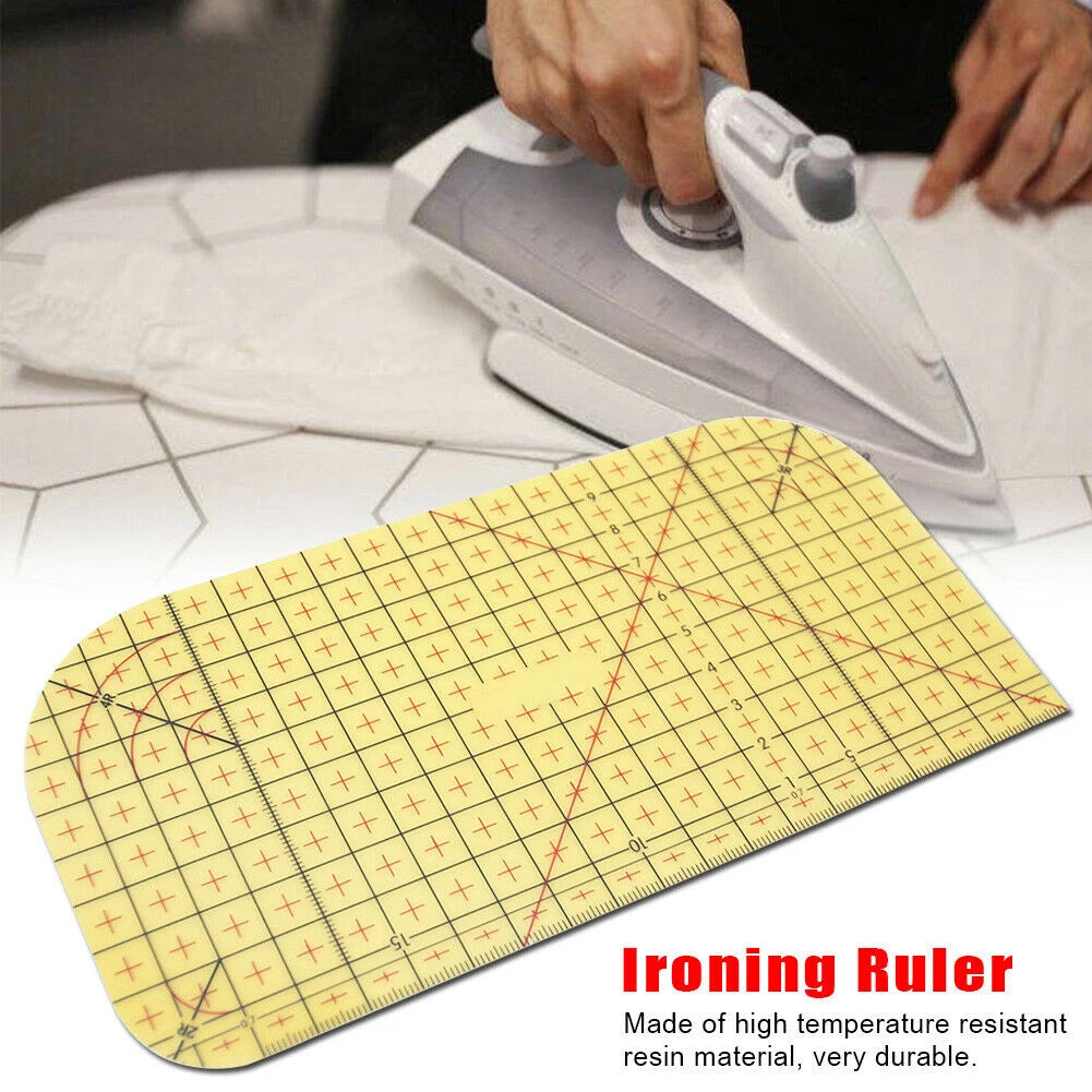 1Pcs New Style Ironing Ruler Convenient to carry Patch Tailor Craft DIY Sewing Supplies Measuring Handmade Tool Peaceful Pleasures Health and Wellness
