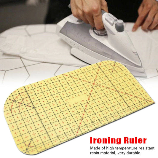 1Pcs New Style Ironing Ruler Convenient to carry Patch Tailor Craft DIY Sewing Supplies Measuring Handmade Tool Peaceful Pleasures Health and Wellness