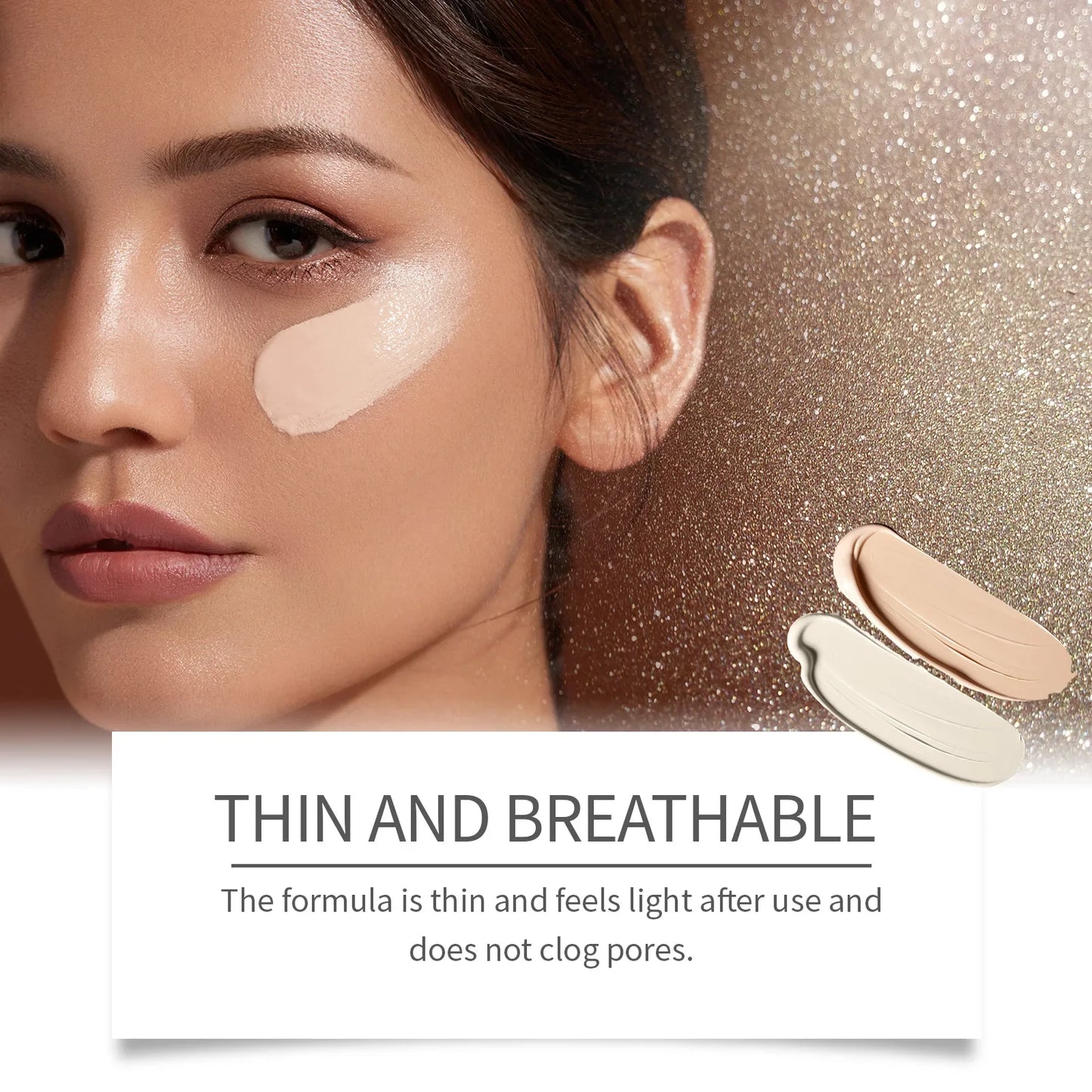 Eelhope BB Cream Full Coverage Moisturizing Foundation 50g