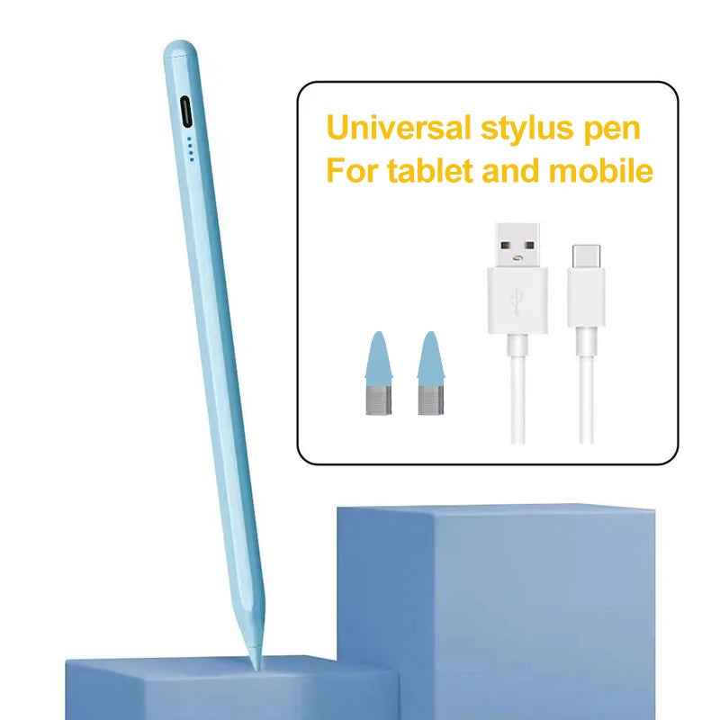 Touch Pencil For Cell Phone Accessories Stylus For android Universal Stylus Pen Tablet And Mobile Stylus For Touch Screen ipad Peaceful Pleasures Health and Wellness Blue