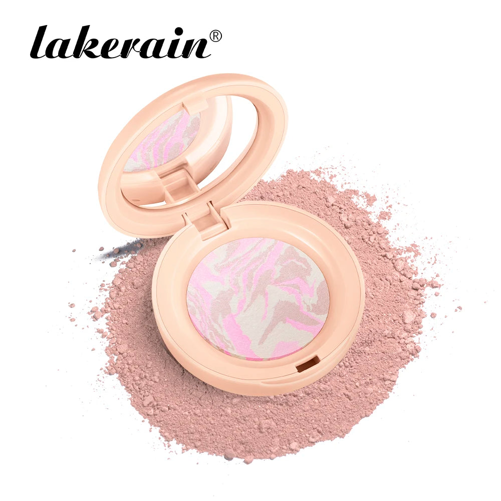 Matte Baked Color Correcting Foundation Bronzer Pressed Powder Compact Long Lasting Oil Control Loose Setting Powder Foundation Peaceful Pleasures Health and Wellness 03 Porcelain