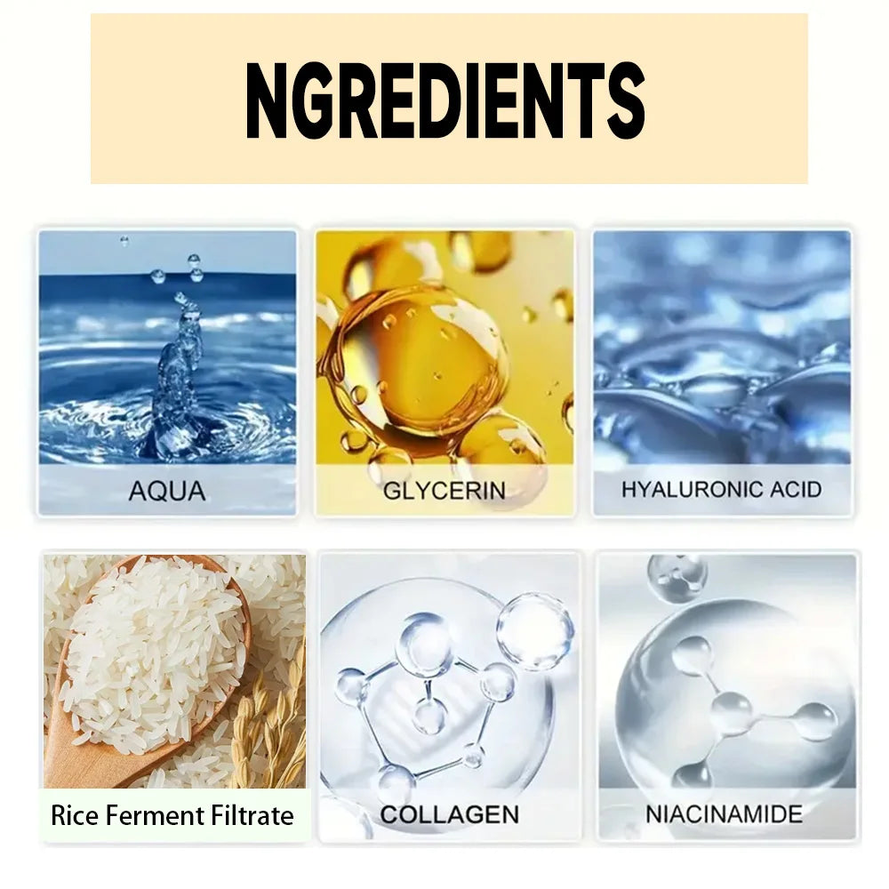 30/60g Rice Cream For Face White Rice Essence Brightening Moisturizing Cream Lightweight Moisturizer Face Cream Smooth Lines Peaceful Pleasures Health and Wellness