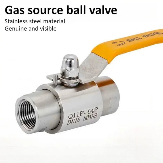 304 Stainless Steel Ball Valve Female Thread DN8–DN25 Stainless Steel Ball Valve Oasis Select