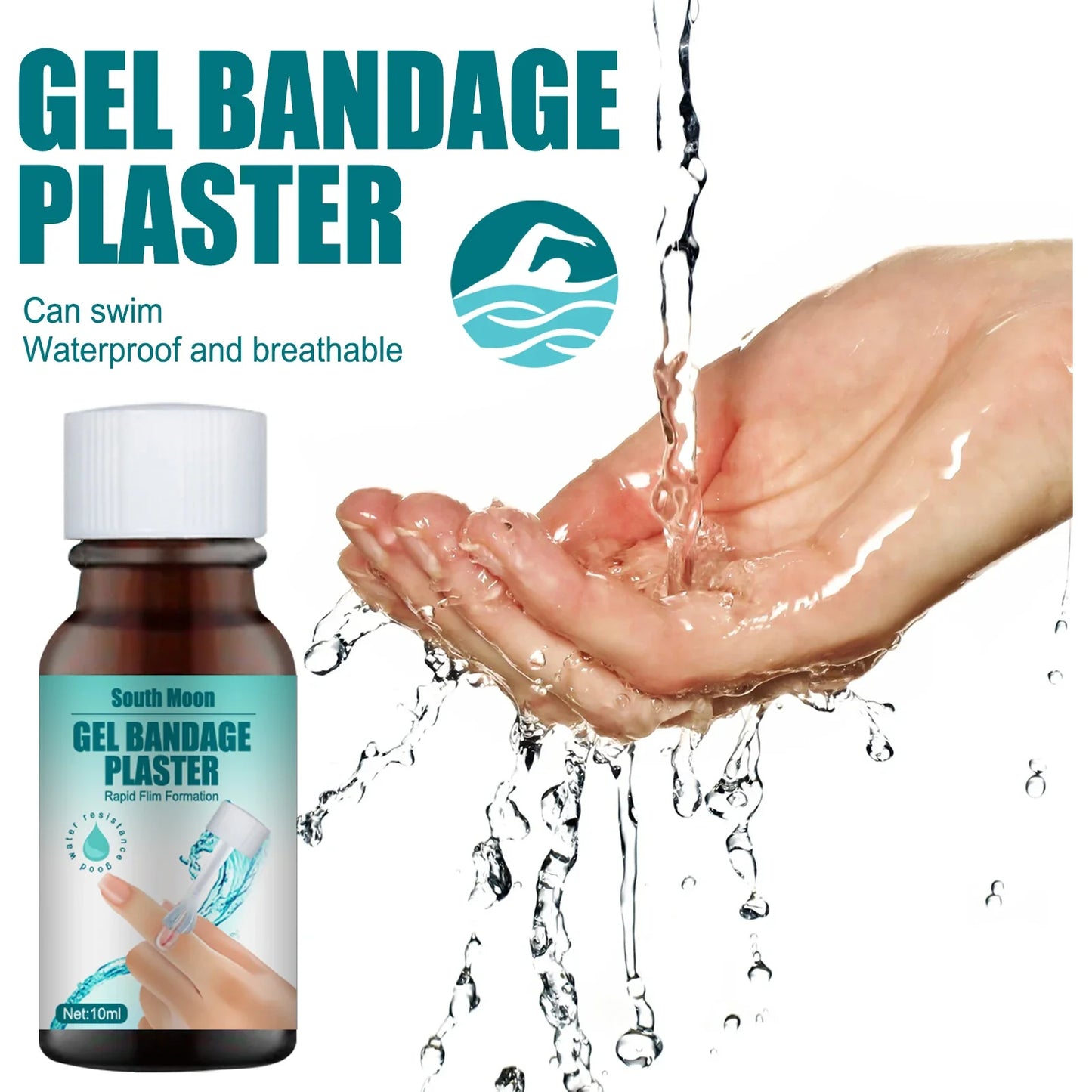 Waterproof Liquid Bandage – Quick Dry Gel Skin Plaster