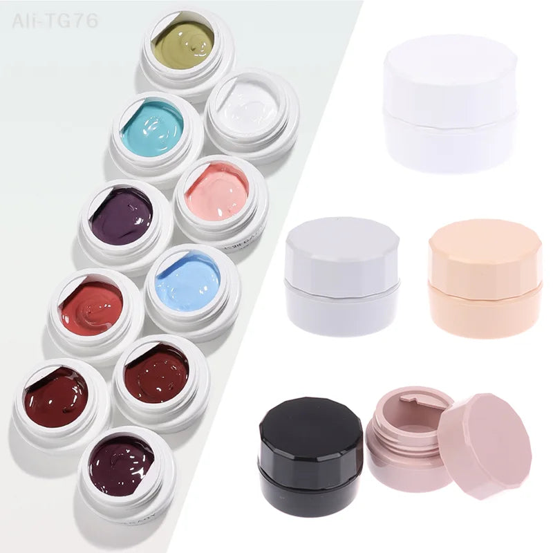 5g Empty Plastic Cosmetic Jar – Nail Art & Sample Pot