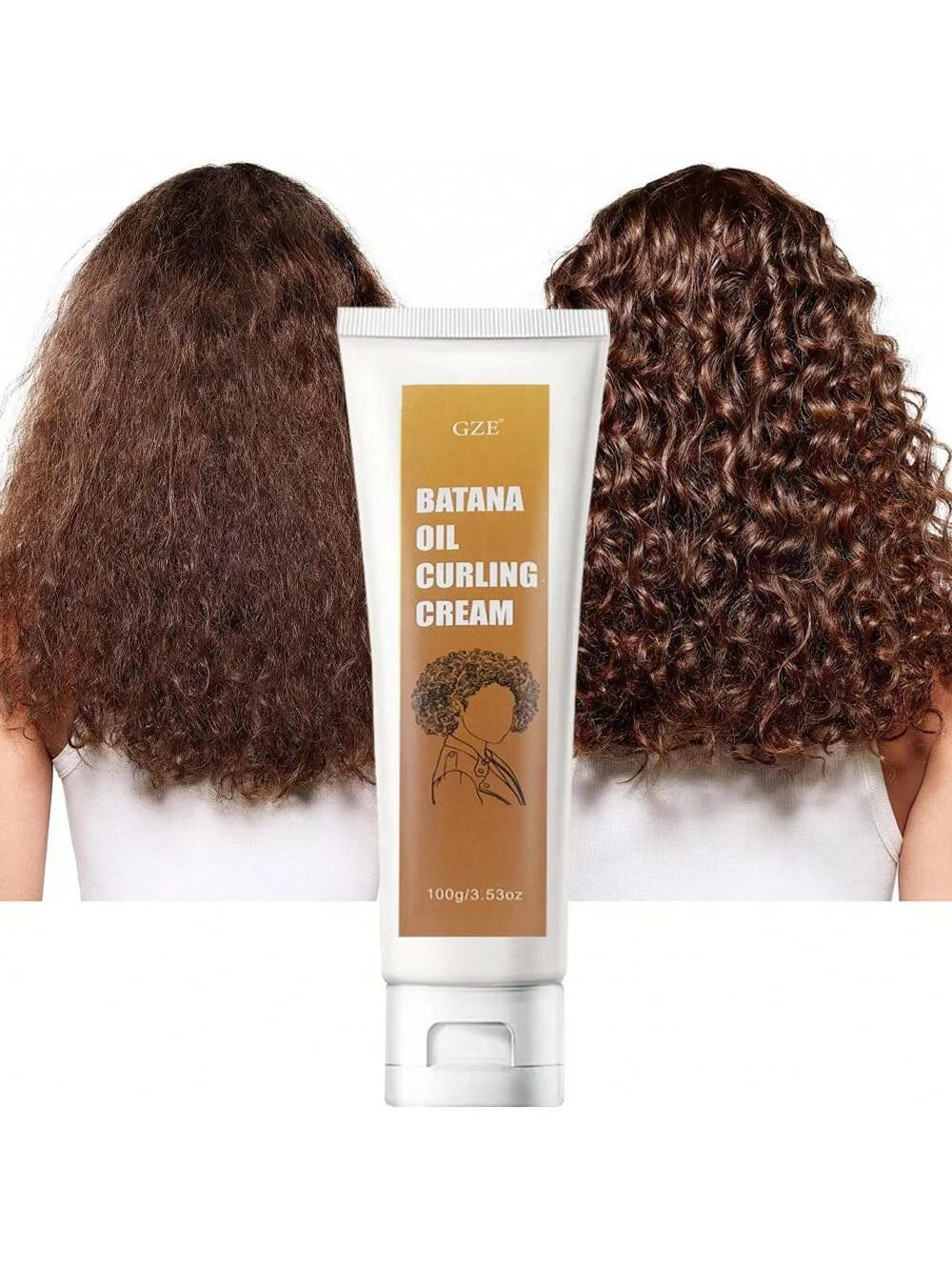 GZE Batana Oil Curling Cream – Curl Activator & Frizz Control