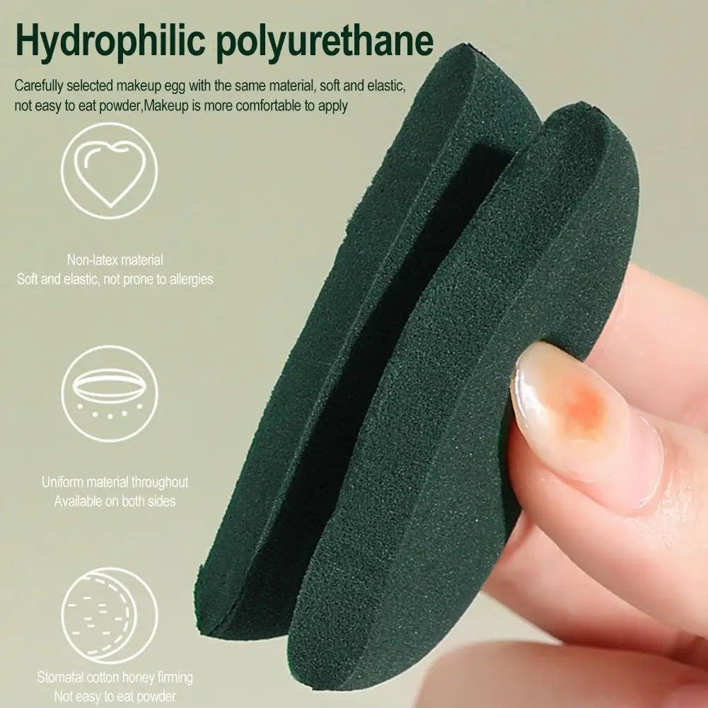 Velvet Powder Puff Makeup Sponge – Triangle & Circle | Non-Latex