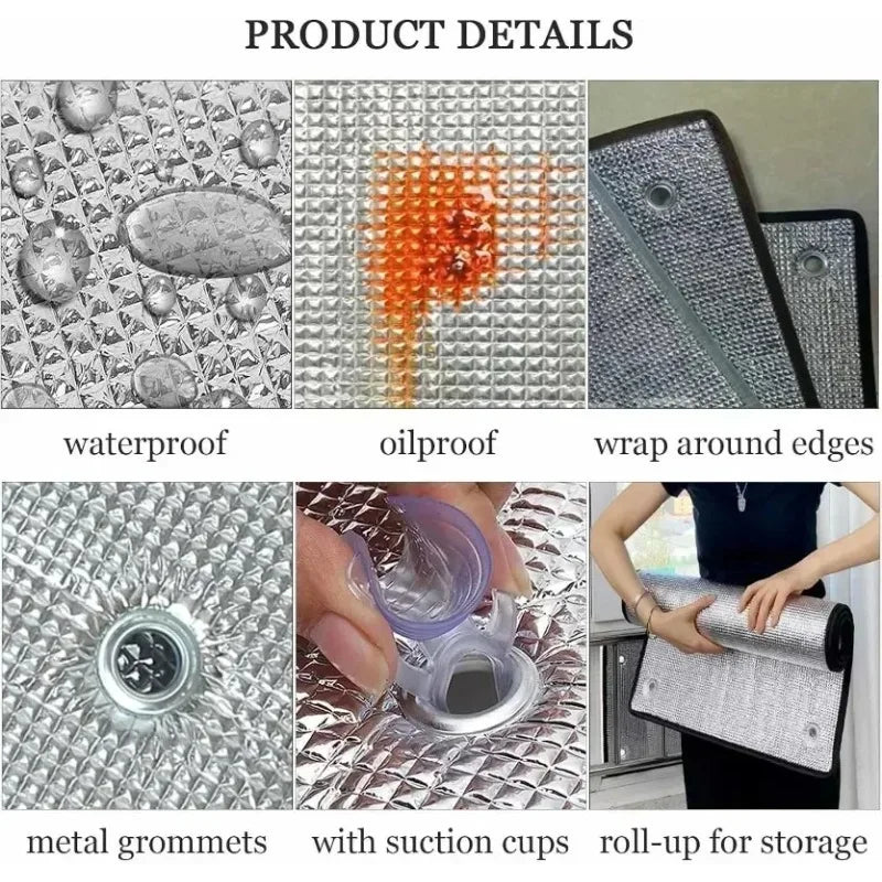 Aluminum Foil Window Film – Heat Insulation & UV Blocking