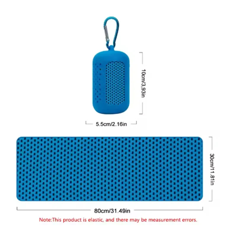 Outdoor Microfiber Quick Dry Sports Cooling Ice Towel Cold Sports Towel Fitness Cool Towel Camping Peaceful Pleasures Health and Wellness