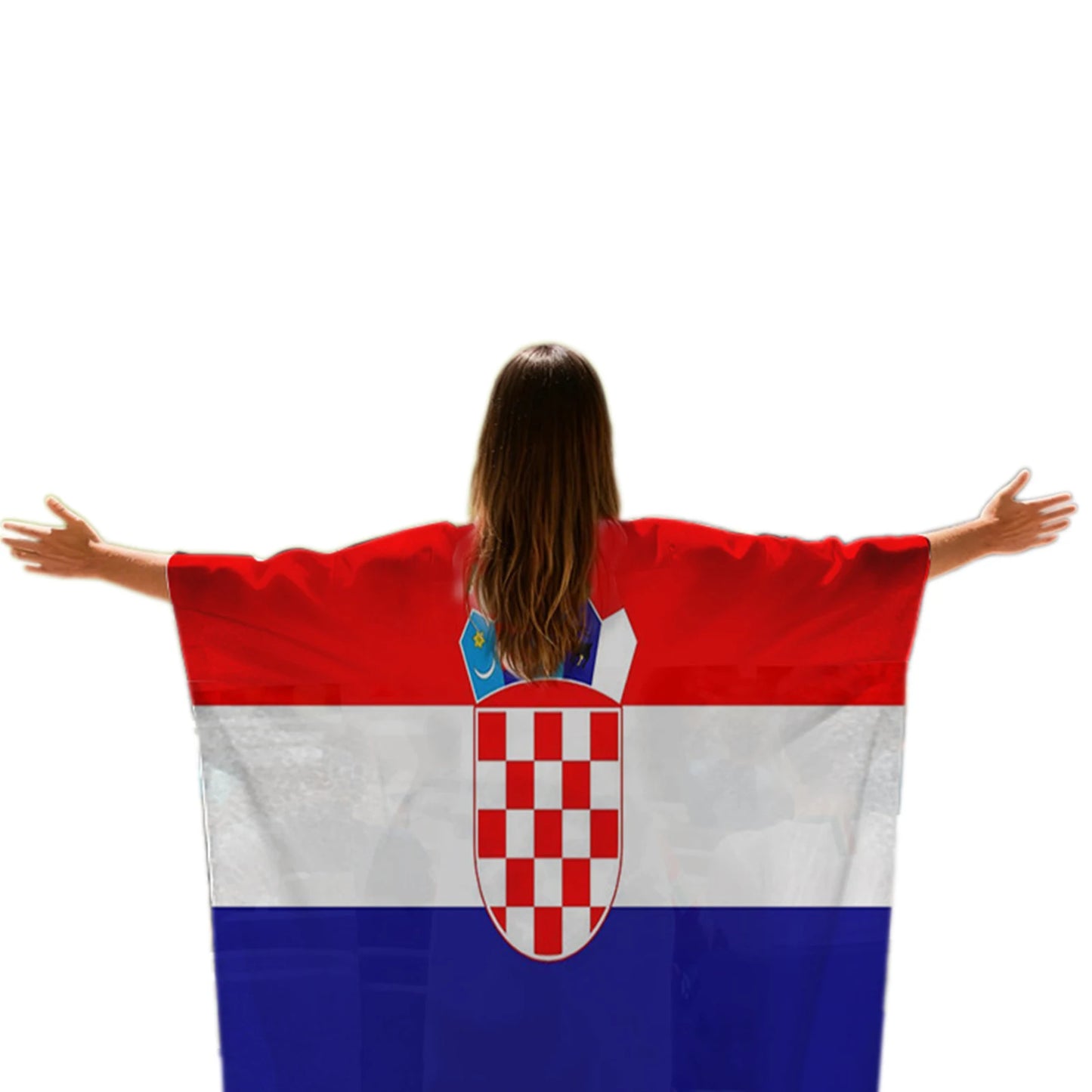2026 World Cup Football Flag Cape | Wearable Fan Shawl