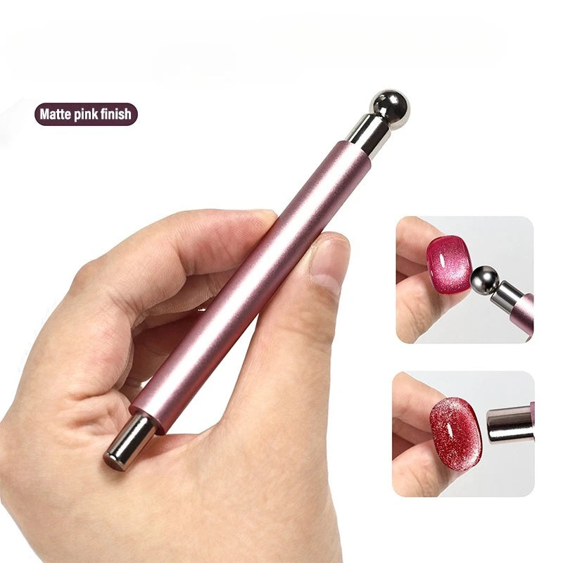 Double-Head Cat Eye Nail Magnet Pen | Gel Polish Nail Art Tool