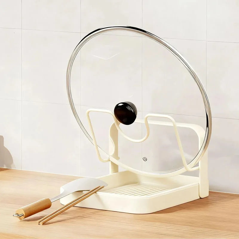 Kitchen Counter Organizer – Pot Lid, Cutting Board & Plate Rack