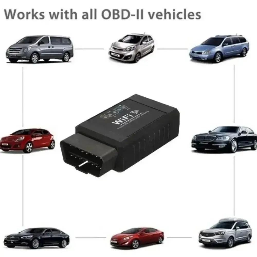 OBD2 WIFI ELM327 V 1.5 Scanner for iPhone IOS /Android Auto OBDII OBD 2 ODB II ELM 327 V1.5 WI-FI Code Reader Diagnostic Tool Peaceful Pleasures Health and Wellness