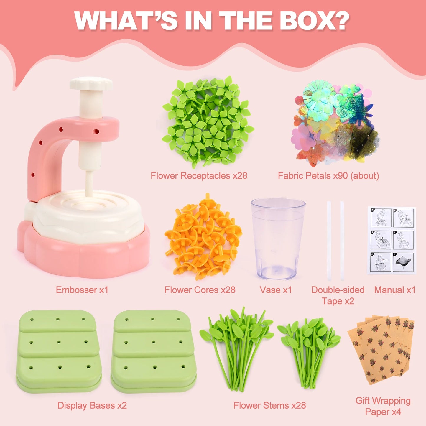 Handmade DIY Simulation Bouquet Embossing Machine Toys Flower Craft