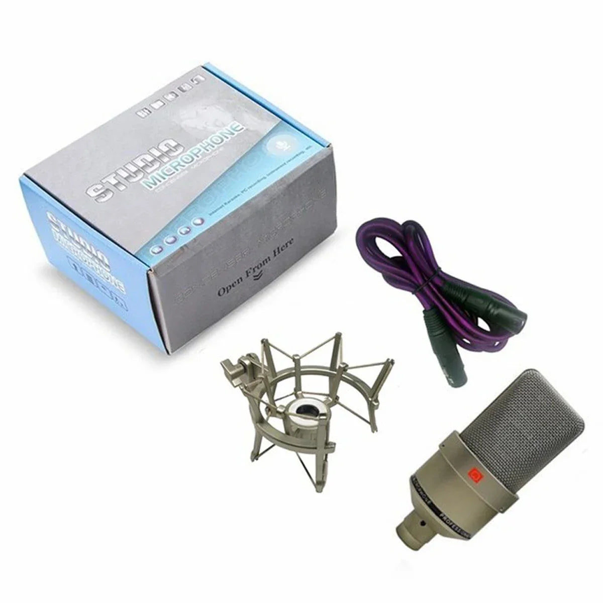 AyeBeau Condenser Microphone – Studio, PC & Karaoke Recording
