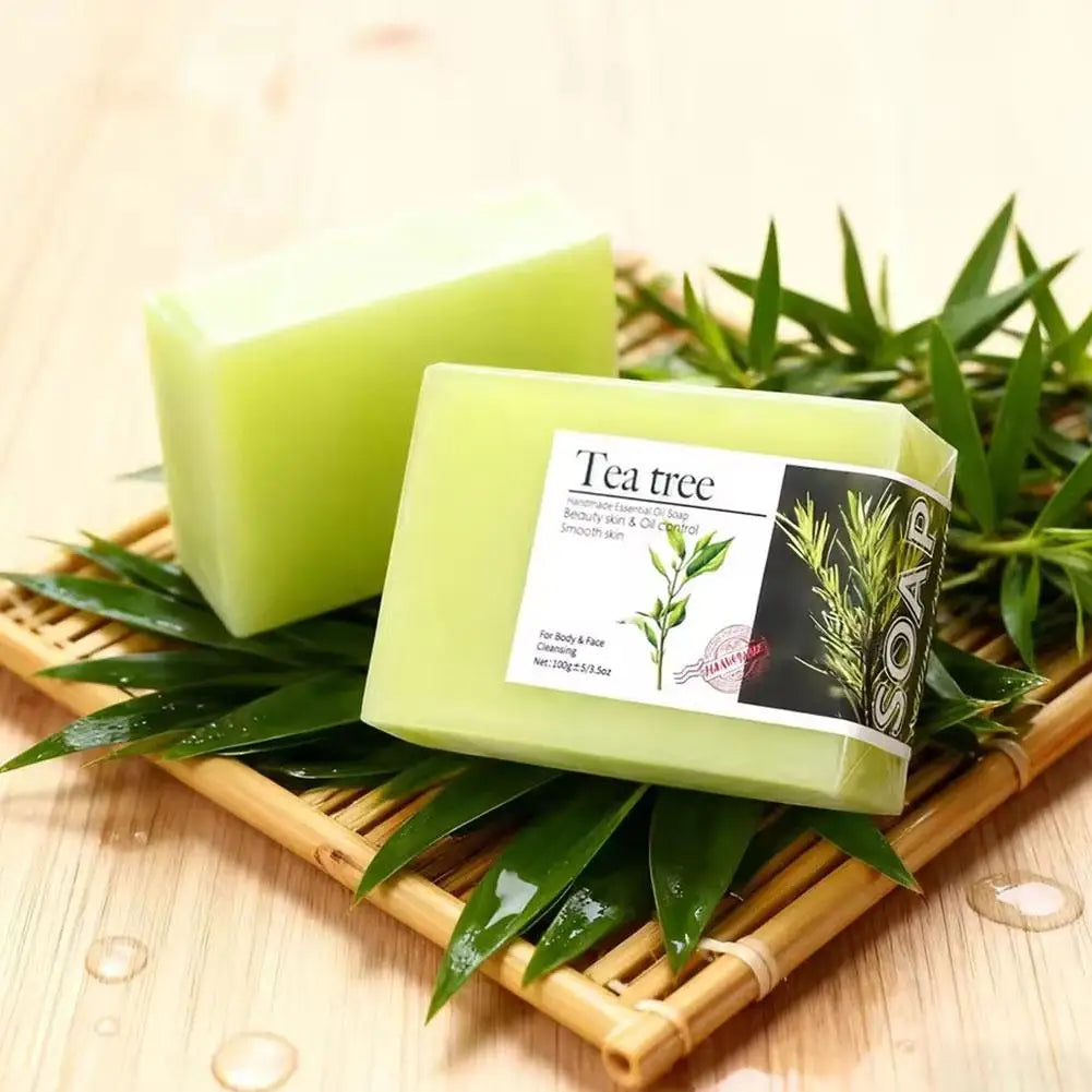 Tea Tree Oil Soap Bar – Handmade Natural Face & Body Wash
