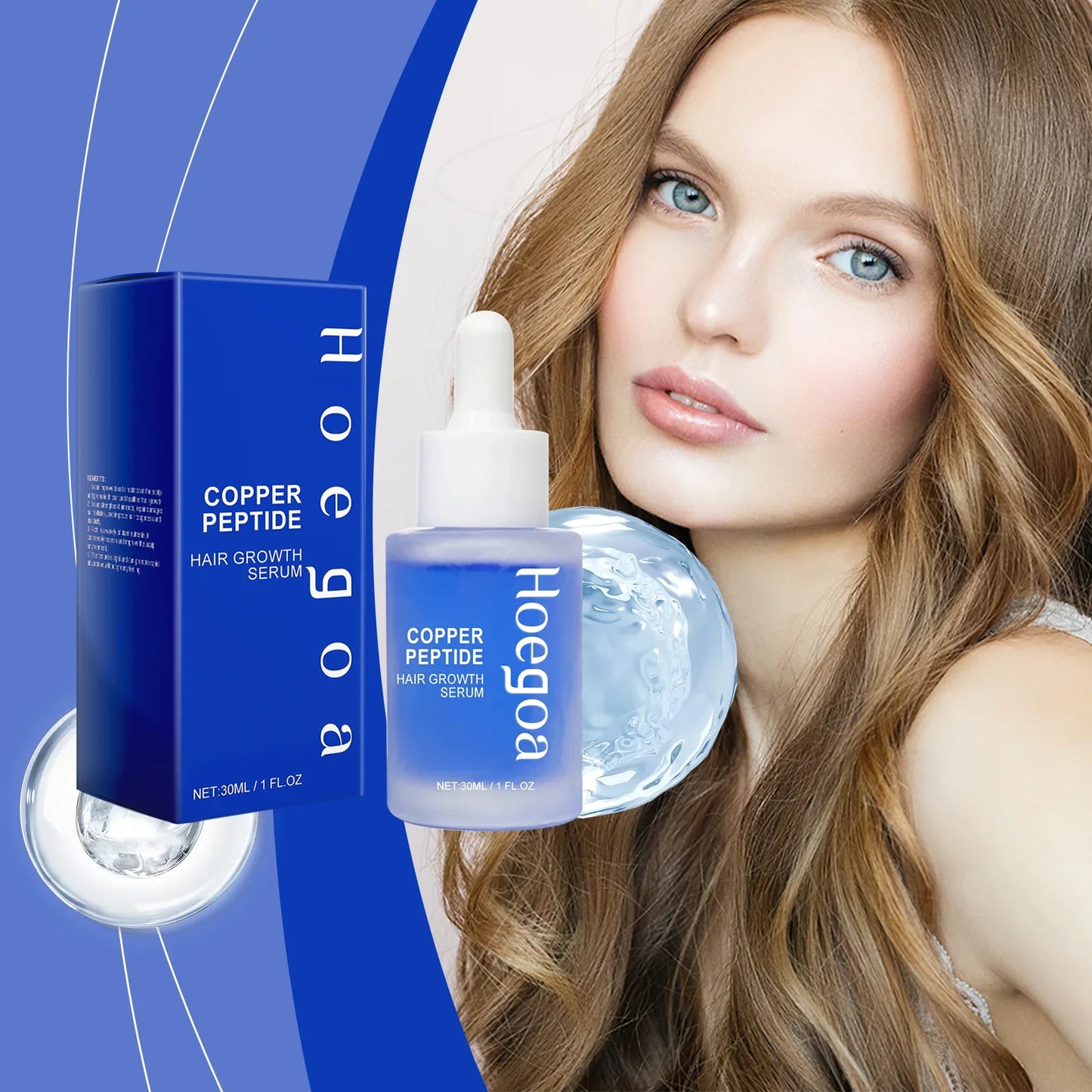 HOEGOA Copper Peptide Hair Serum – Scalp & Strengthener 30ml