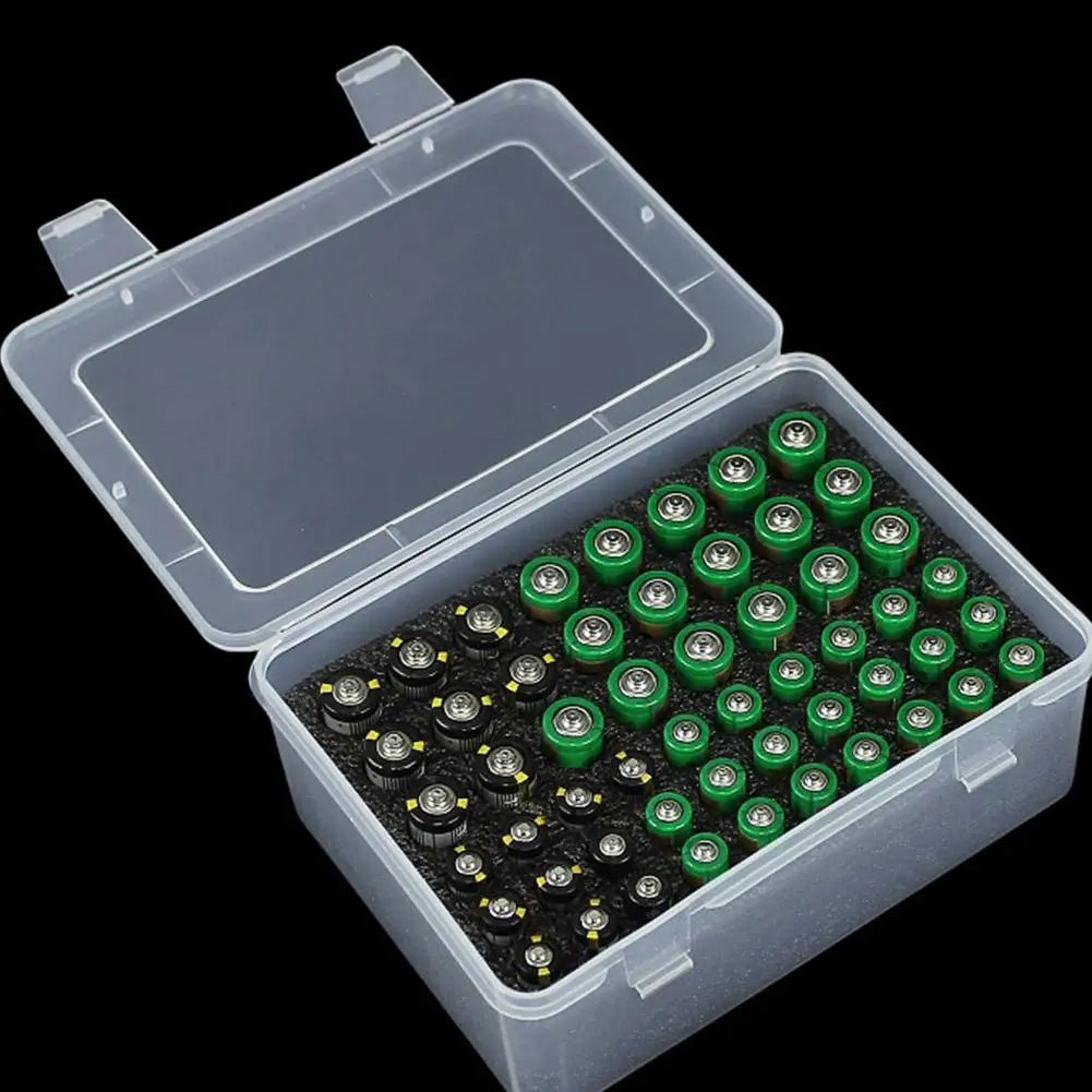 Battery Storage Case – Holds 24 AA & 30 AAA Batteries