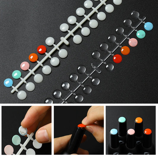 120pc Nail Polish Display Board & Color Card Set | Nail Art Nail Display Board Peaceful Pleasures Health and Wellness