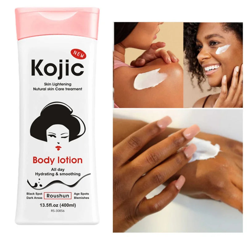 400MLLarge Capacity Kojic Acid Body LotionKojic Acid Body LotionAll-Season Moisturizing Body Lotion，Refreshing and Non-Greasy，F Peaceful Pleasures Health and Wellness