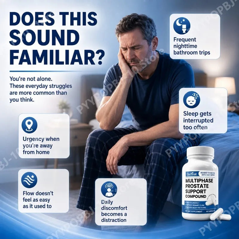Docteat Men's Daily Wellness Capsules – D3, Zinc, Selenium 60ct