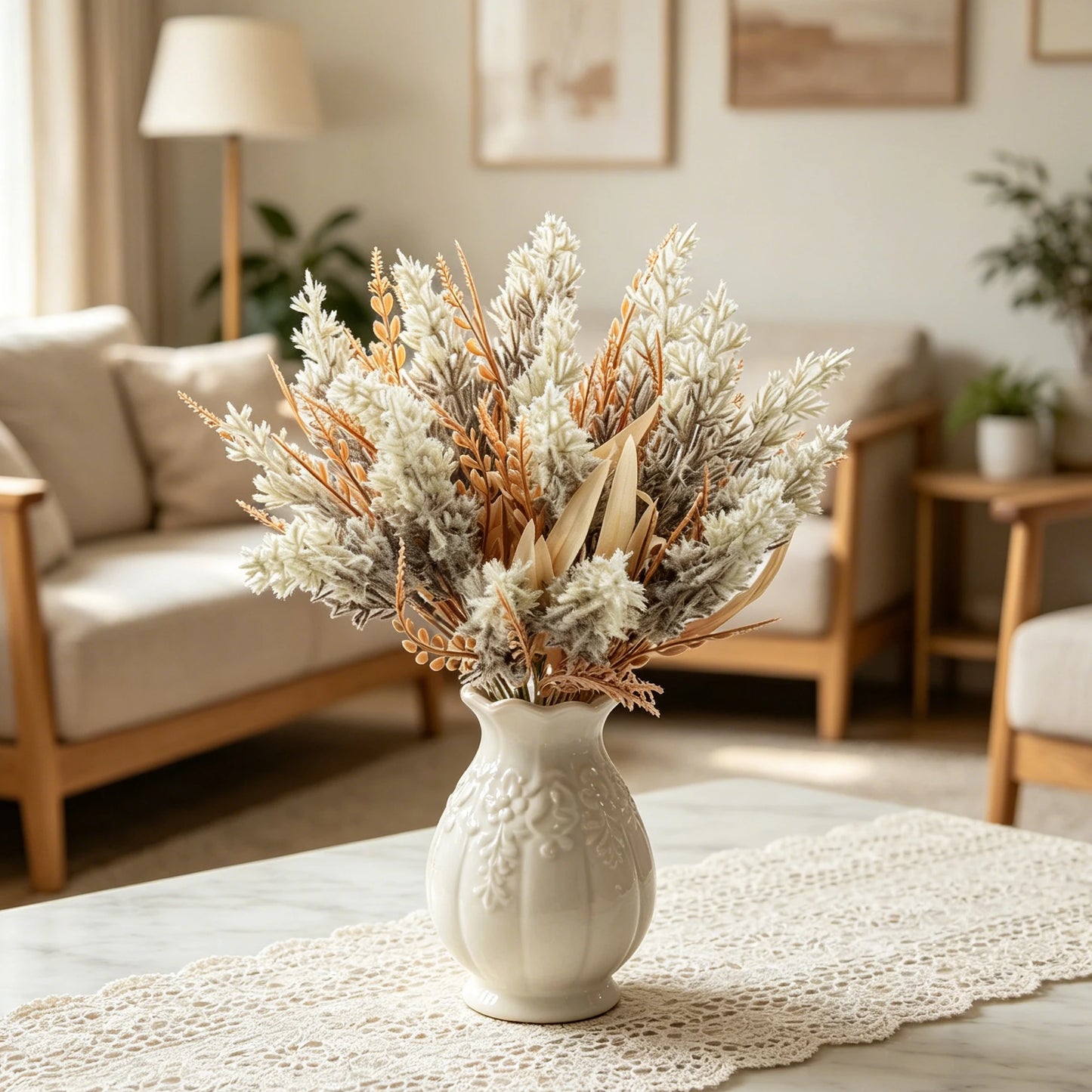 Artificial Silk Reed Stems – Wedding & Home Garden Decor