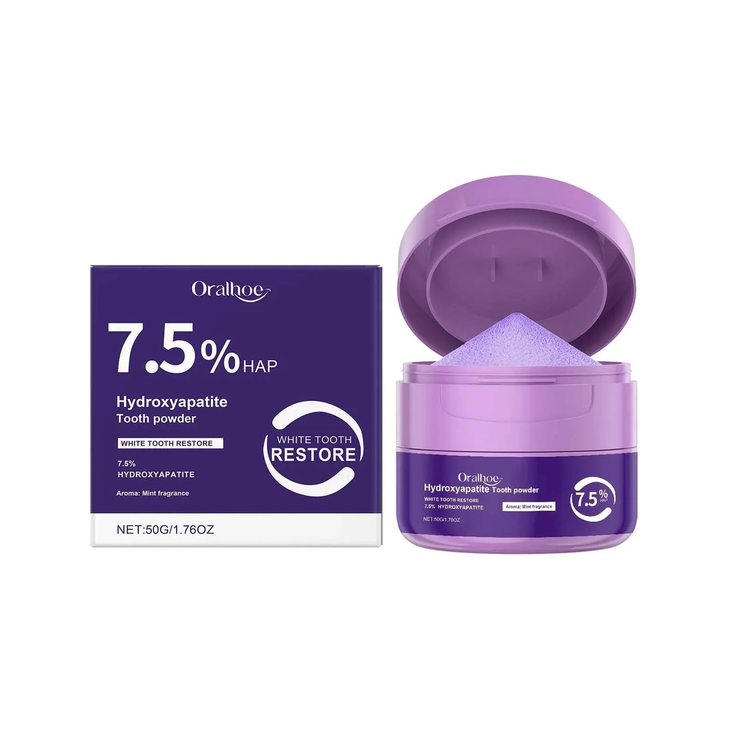 Oralhoe Whitening Tooth Powder – Brighten, Clean & Fresh Breath