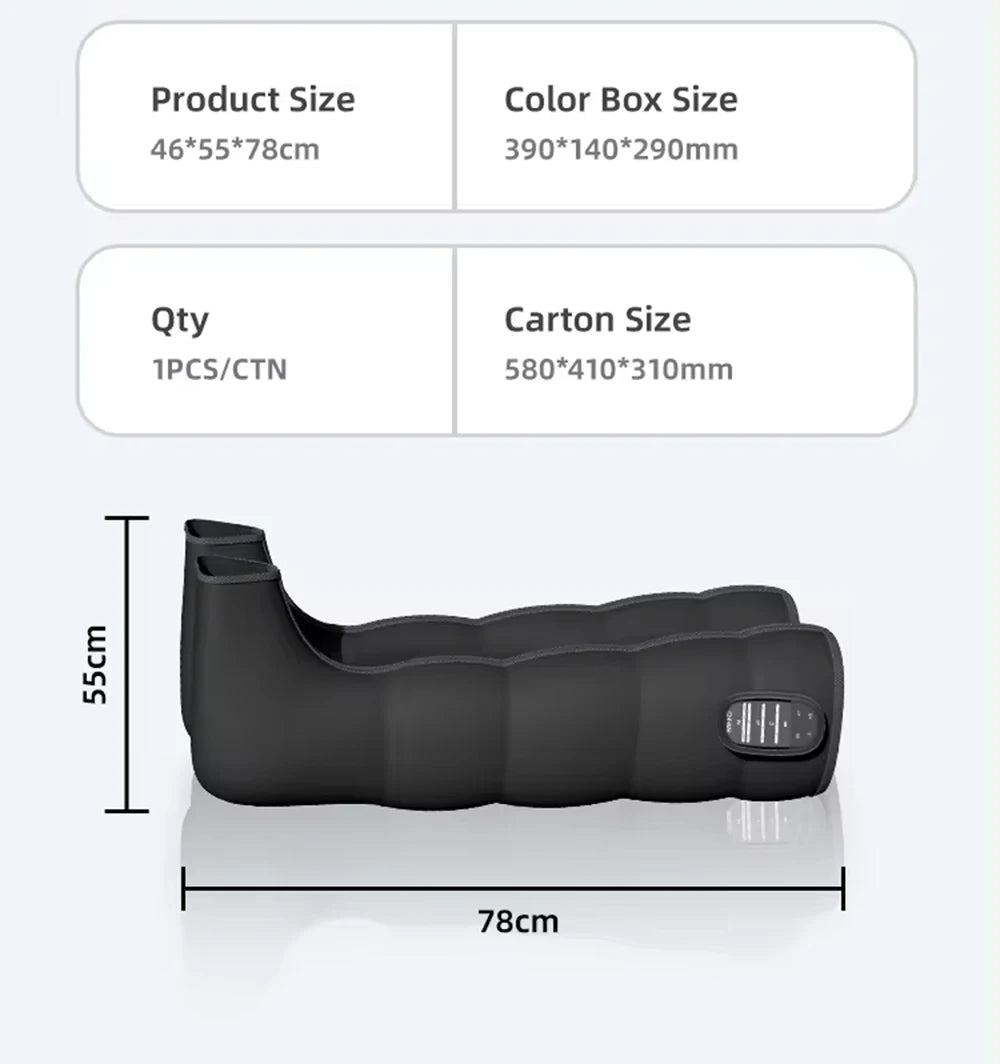 MagCellapy Air Compression Leg Massager | Rechargeable Boots