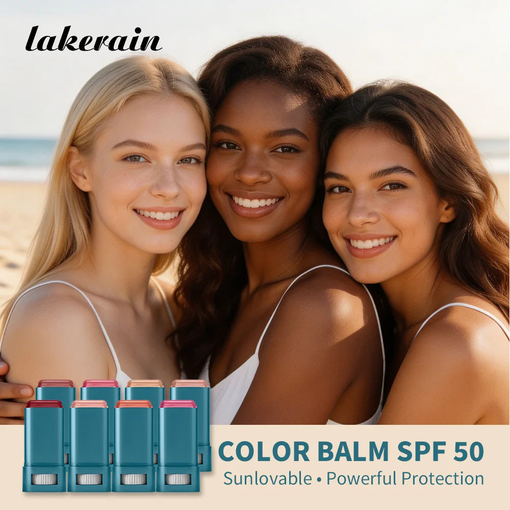 SPF 50 Tinted Blush Stick | Waterproof Sun Protection Makeup