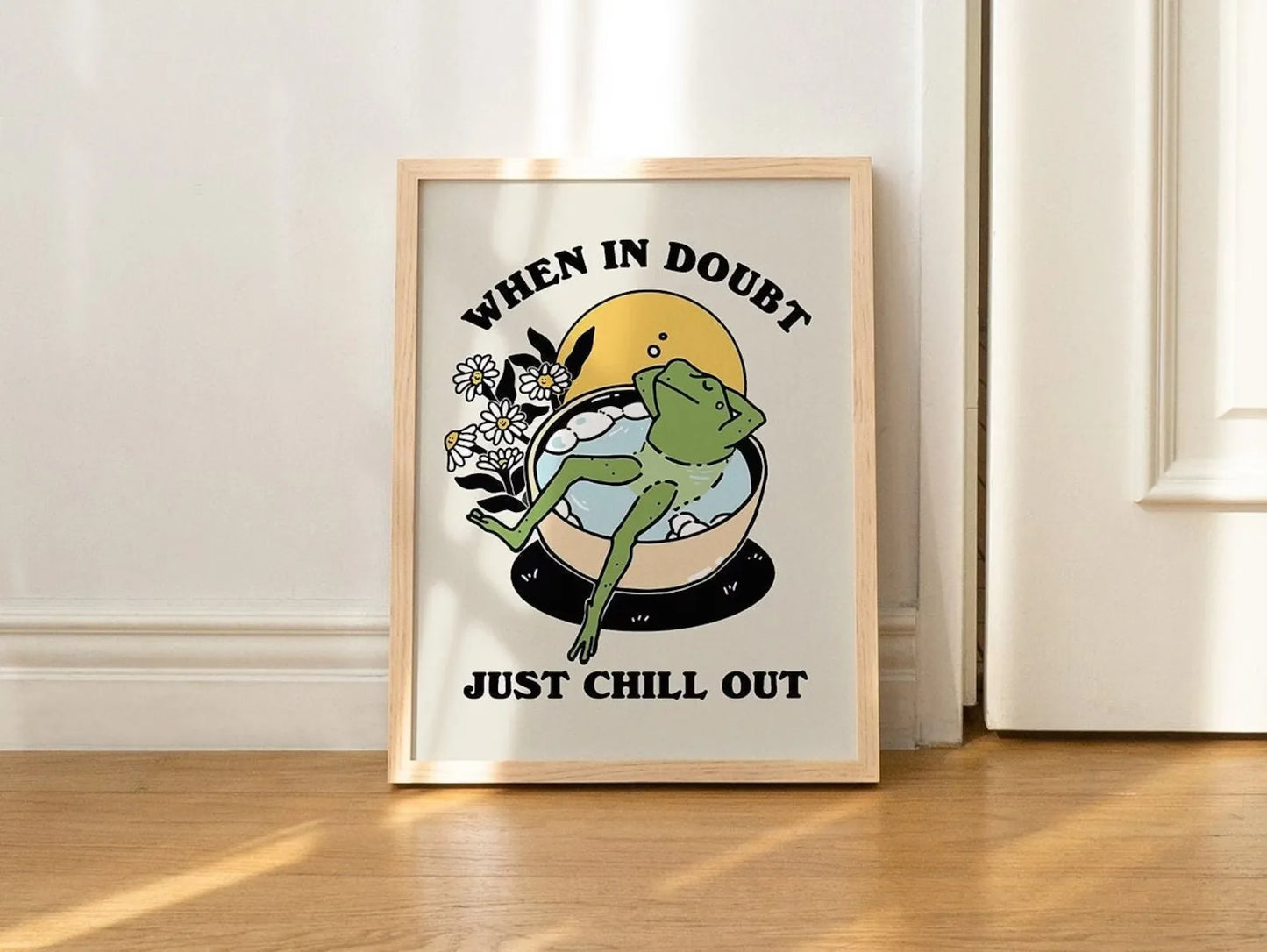 Funny Cat Canvas Wall Art | Spaghetti & Espresso Kitchen Decor