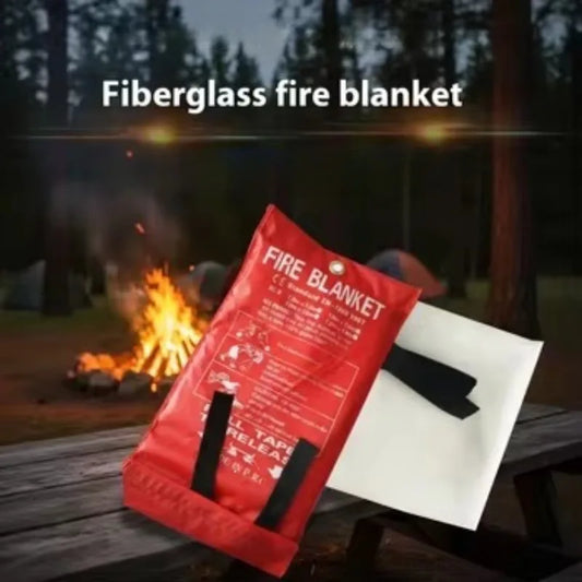 Heat-insulating and Flame-retardant Glass Fiber Fire Extinguishing Blanket for Household Use with High Temperature Resistance Peaceful Pleasures Health and Wellness