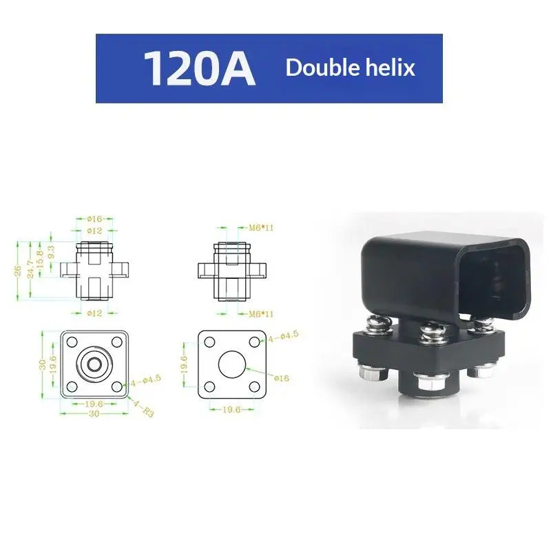 All-Copper Battery Terminal Post 100A–300A | Energy Storage Battery Terminal Connector Peaceful Pleasures Health and Wellness A12