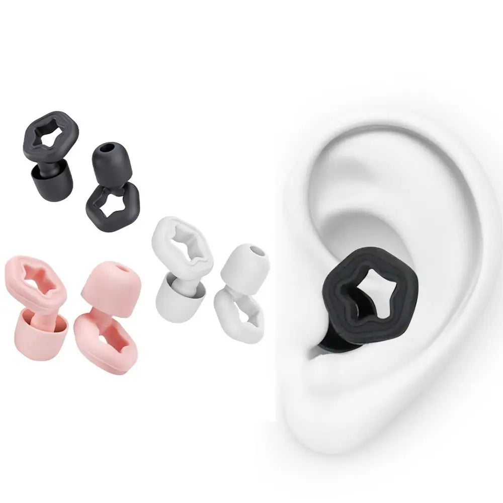 Ear Protection Creative Foam Earplugs Anti Noise Reusable Ear Protector with Storage Box Study Sleeping Ear Plugs Work Peaceful Pleasures Health and Wellness