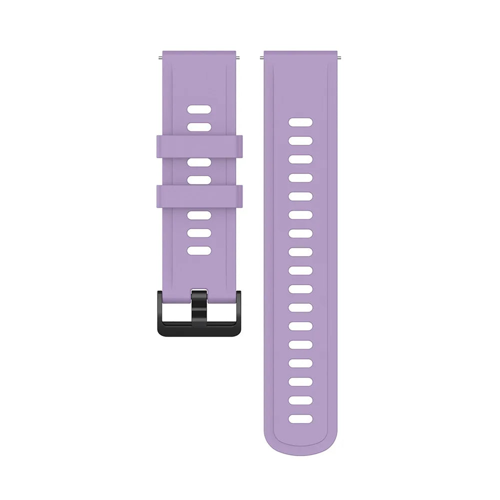 Silicone Watch Band for Xiaomi MI Watch S1 Active & Watch Color Peaceful Pleasures Health and Wellness PURPLE france