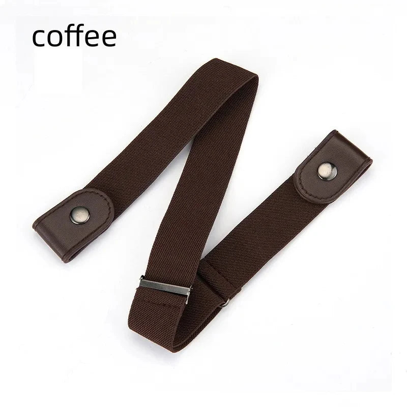 Buckle-Free Invisible Elastic Belt | Unisex Stretch Waistband