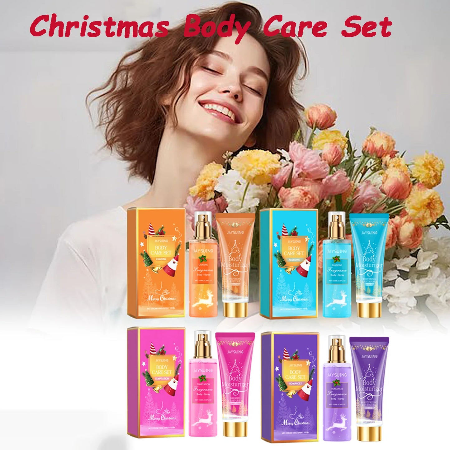 Christmas Scented Body Care Set – Spray & Lotion Gift