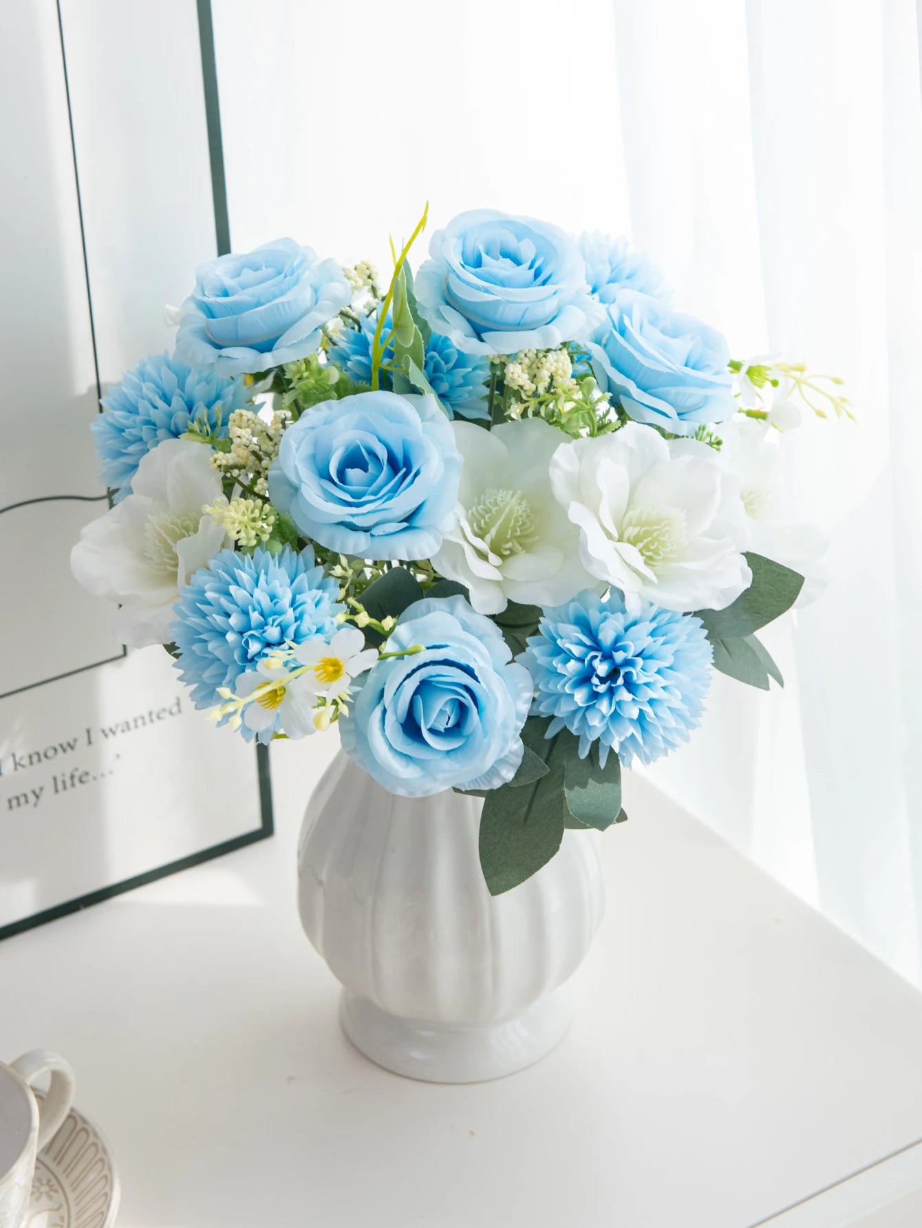 Artificial Silk Roses | Wedding Bouquet & Home Decor